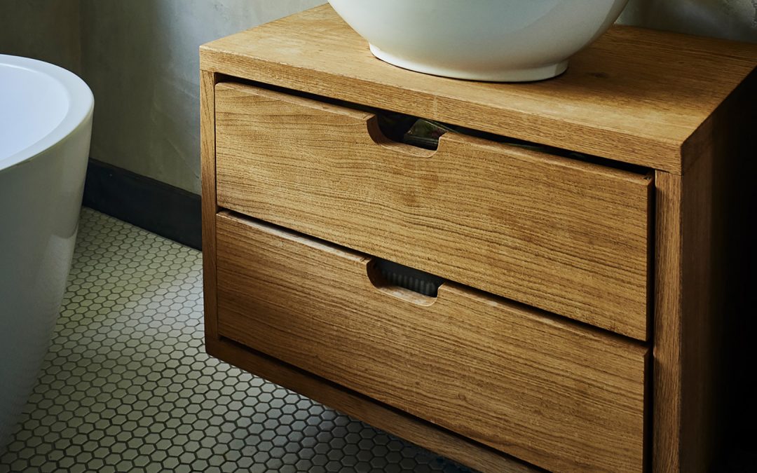OAK VANITY UNITS