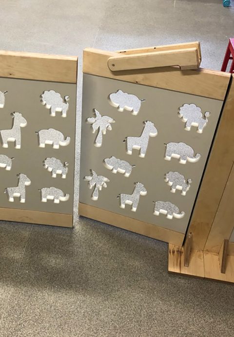View of Nursery Room Divider - Johnson Bespoke